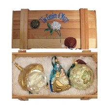 Kurt Adler Polonaise Garden of Mary Ornaments Box Set GP520 Vatican Komozja NOS picture