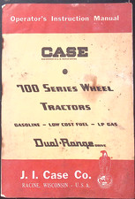 Case 700 Series Wheel Tractors Operator's Instruction Manual picture