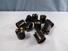 Lot of 10 Unused NOS Medium Base Keyless Lamp Sockets picture