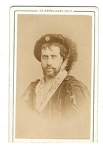 cdv: jean-baptiste Faure baritone, opera singer 1830-1914 picture