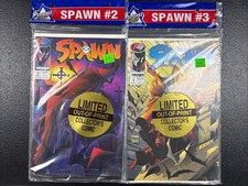 Spawn #2 #3 Todd McFarlane Polybag Sealed Limited Collector’s Set of 2 07/03/92 picture