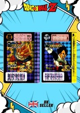 Dragon Ball Z Carddass JR Stamp Rally Promo #230 Vegeta #293 Goku - Japanese picture