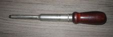 Vtg Goodell Pratt wood handled manual push drill tool picture