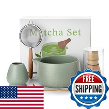 20OZ Matcha Whisk Set - 5PCS Chasen Set Matcha Bowl with Spout picture