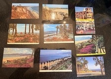 Lot Of 9 VTG Santa Monica California Post Cards 60s - 70s Unused  picture