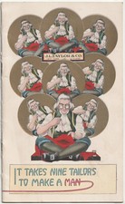 1920s~J.L. Taylor & Co~Mens Fashion~ NYC~Chicago~Folding Brochure~Advertising picture