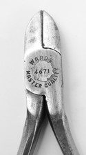 6” Wards No. 4671 Master Quality Side Cutter Pliers - Vintage Hand Tool - MTT picture