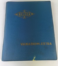 Vintage 1958 Belzer Vanadium-Extra German Tool Catalog No. 500 E English Ed RARE picture