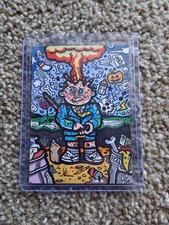 original hand drawn Garbage Pail Kids Adam Bomb by GPK artist JH picture