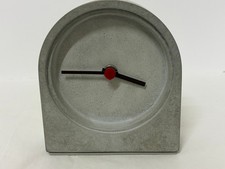 VTG Post Modern Concrete/Cement Clock - Kuno Prey For Danese Milano - Battery picture
