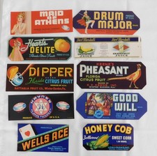 50  Different  Vintage Florida  Crate Labels picture
