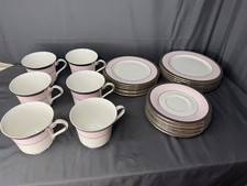 Mary Kay 40th Anniversary 24K Gold Rim Fine China Set for 6 AMAZING FULL SET picture