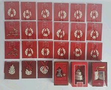 Lot of 24 Lenox Porcelain Christmas Ornaments 18 NIB Charms  & 6 Preowned Bible  picture