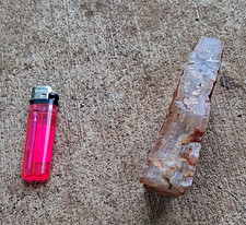 Really Cool Crystal Rock. Looks Layered And Looks Almost Blood Colored In It. picture