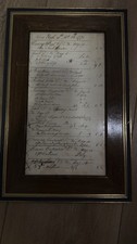 1771 Colonial NY Ledger Page — Possible Increase Carpenter — Framed picture