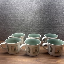 Vintage Pfaltzgraff Naturewood Mug – Set Of 6 Country Green Granny Core Natural picture