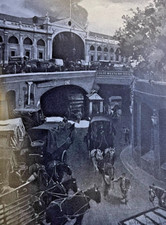 1910 Old London England Ludgate Hill Liverpool Street Station Thames Basin picture