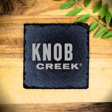 Knob Creek Bourbon Whiskey Slate Coaster Brand New Handcrafted Laser Engraved picture