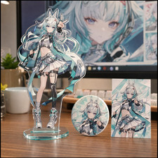 3Pc/set Hot Arknights Endfield Arcane オクギ 결 Li Zhiyan Acrylic Standee Badge Card picture