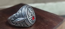 Om Bhairava Tantra Ring occult power Mass wealth prosperity Blessed Life picture