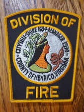 Vintage Henrico County Division of Fire in Virginia picture
