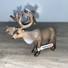 Schleich CARIBOU Reindeer Adult male Figure 1999 Retired 14239 Rare picture