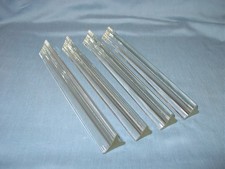 LOT 10 Vintage MURANO VENINI Triedri CLEAR GLASS PRISMS CRYSTAL CHANDELIER 11