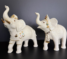 Lenox Royal Court Elephants Balinese Pair Bejeweled Animals picture