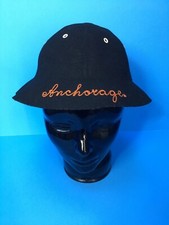 Vintage Anchorage Alaska Suplex Felt Souvenir Bucket Hat by Mohn Brothers picture