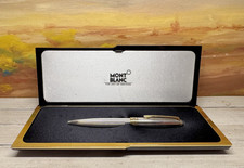 MONTBLANC Meisterstück Solitaire Pinstripe Sterling Silver 925 164 Ballpoint Pen picture