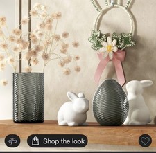 Target Threshold Spun Glass Easter Egg Tabletop Decor  picture