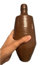 Speckled Stoneware Pottery Vase Wine Bottle Campos Filhos Aveiro Portugal Bottle picture