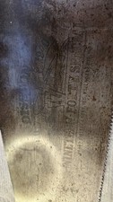 Vintage 1940 Henry Disston & Sons 100 Year Anniversary Hand Saw picture