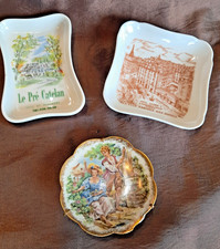 Vintage Limoges France Trinket Dish Set Paris Hotel George V Porcelain Lot picture