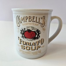 VTG Campbell’s Beefsteak Tomato Soup Mug White Gold 125th Anniversary Collection picture