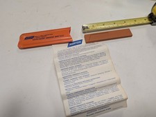 NOS Norton Small Pocket Sharpening Stone  w/ Vinyl Pouch picture