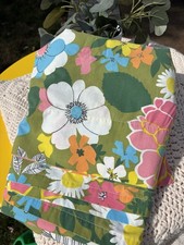 VTG Melody Wondercale Springmaid Twin Flat Sheet Groovy Flower Power Floral READ picture
