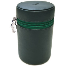 Peterson Pipes Avoca Genuine Leather Tobacco Jar w/ Surgical Rubber Lining 3.5oz picture