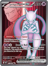 Team Rocket's Mewtwo ex Holofoil [DRI - 213/182] picture