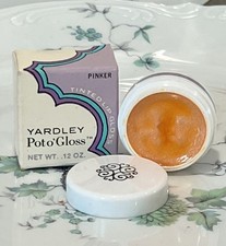 Vintage Archive Collectible 70's Yardley Pot O' Gloss Tinted Lip Scented Pinker picture