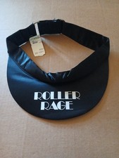 Original Vtg Disco Roller Rage (Boogie) 1970 S Satin Black Visor New DEAD Stock picture