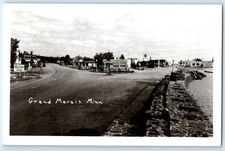 c1940's Main Street Cabins Grand Marais Minnesota MN RPPC Photo Vintage Postcard picture