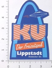 Vintage Discothek KU Lippstadt Der Freizeitspass Germany UFO Sticker Decal picture