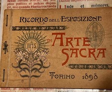 VERY RARE RELIC Contact with Holy Shroud : During the Sacred Art in Turin, 1898 picture