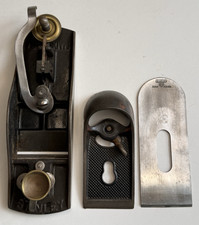 Vintage block plane adjustable throat STANLEY Sweetheart Blade Used picture