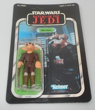 RECARDED 1983 Ree-Yees Star Wars ROTJ 100% Complete Vintage Figure & Accessories picture