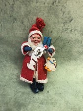 Antique German Spun Cotton Belsnickle Doll 5