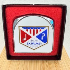 Vintage Lufkin J.X. Palms Co Advertising Tape Measure Mt Clemens MI w Box picture