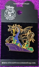 Disney 2005 Maleficent's Dragon Sleeping Beauty Open Edition Pin NOC RETIRED picture