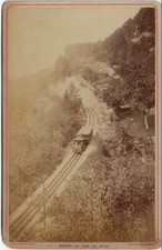 Original Photo Cabinet 19th century - SWITZERLAND - Righi - Railway 3 picture